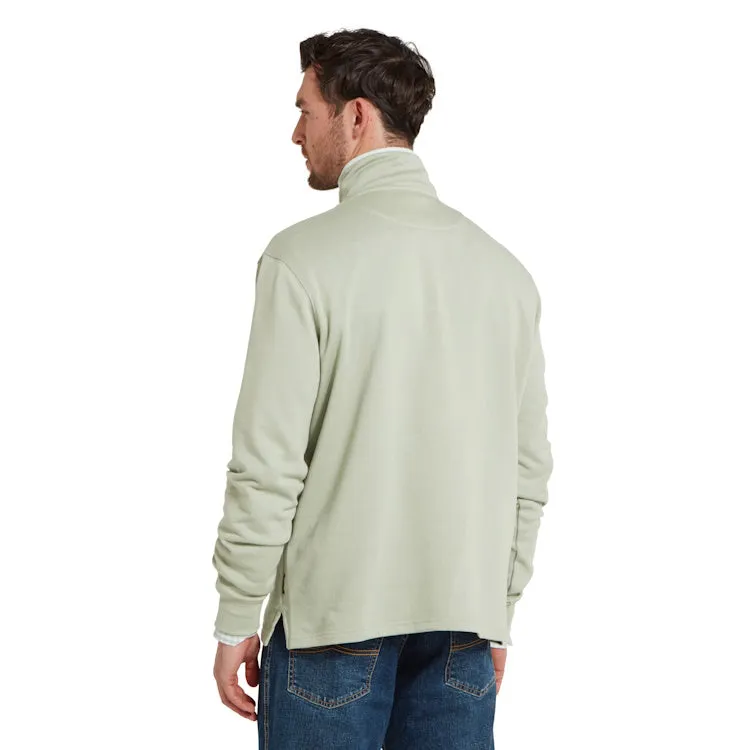 Schoffel Trencom 1/4 Zip Sweatshirt - Aqua Grey/Blue Water