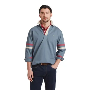 Schoffel Truro Deck Shirt - Dark Pigeon Blue