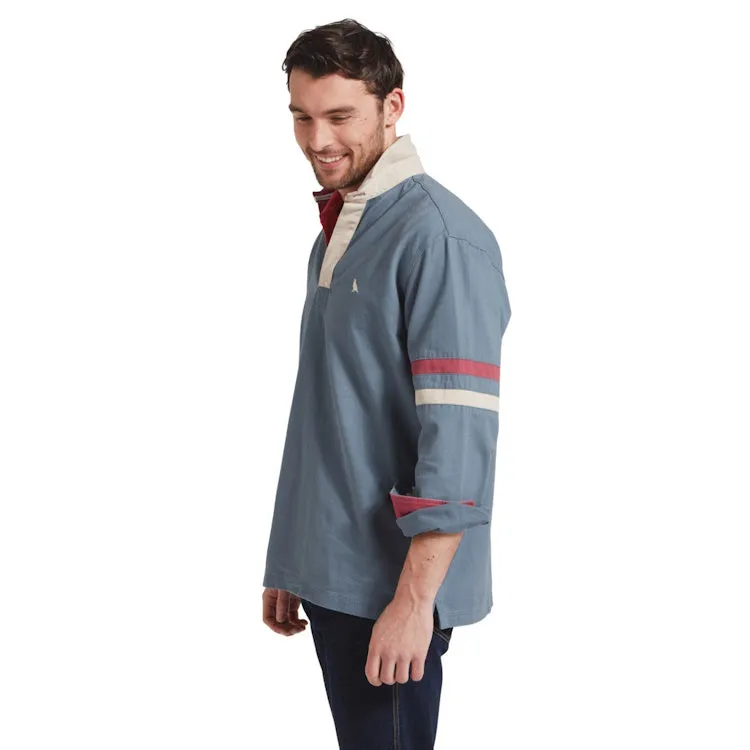Schoffel Truro Deck Shirt - Dark Pigeon Blue