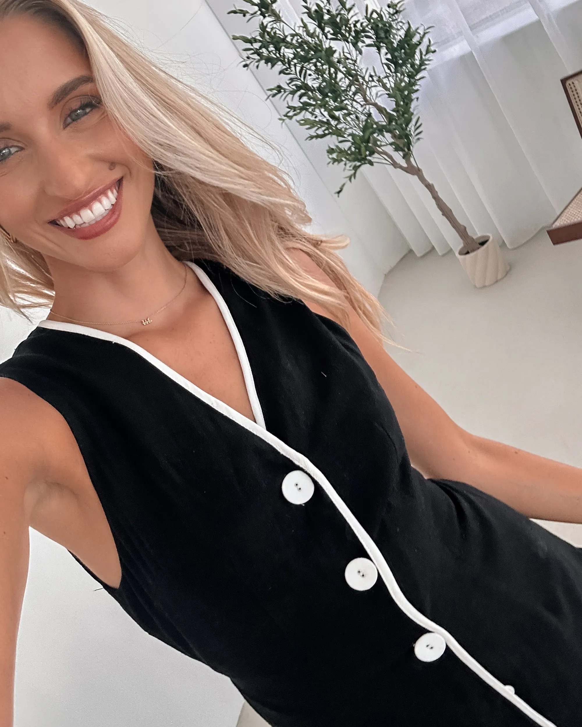 Shaleena Dress - Black Print