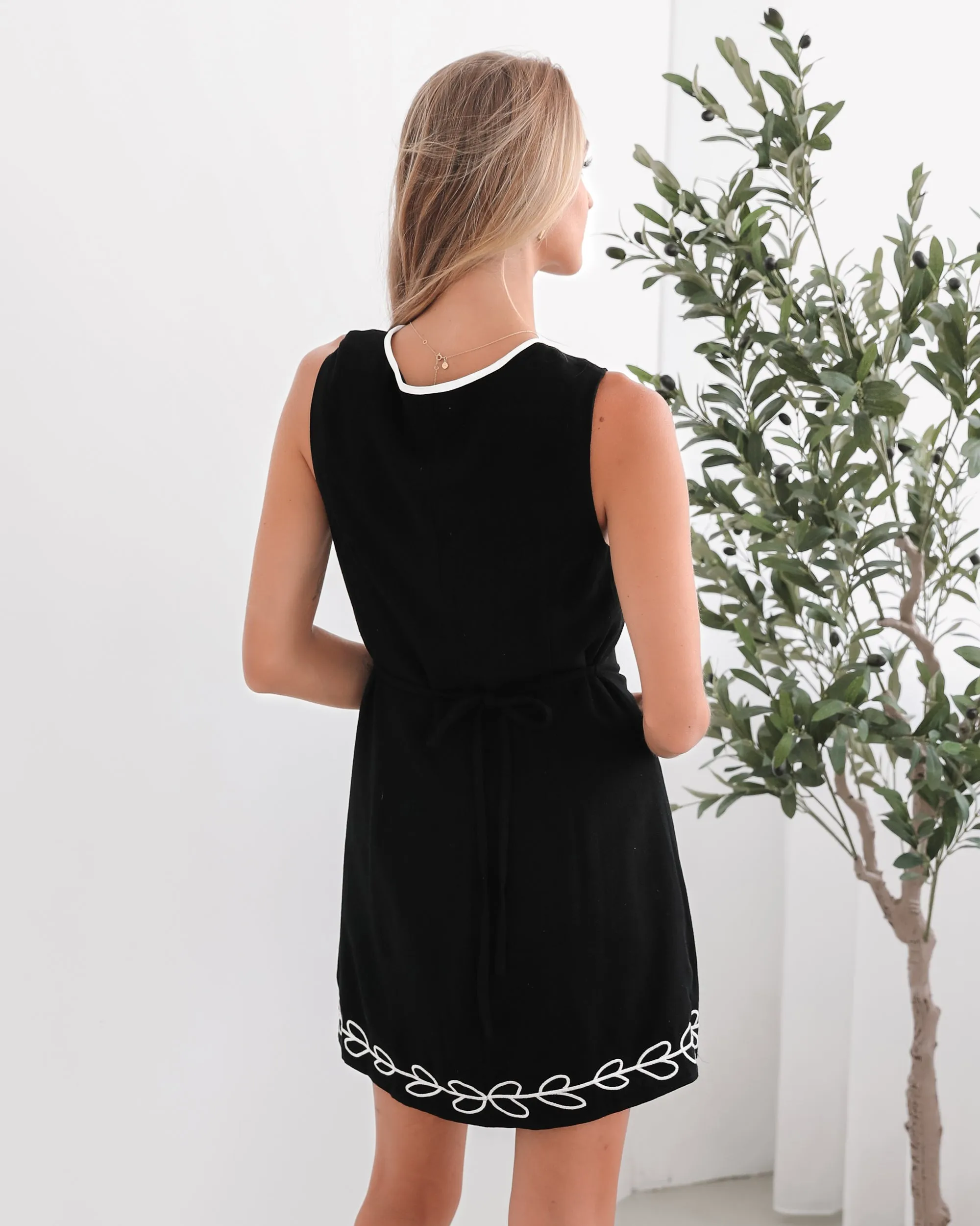 Shaleena Dress - Black Print