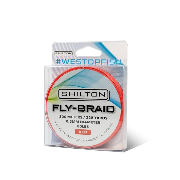 Shilton Fly Braid - Red - 300m