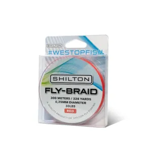 Shilton Fly Braid - Red - 300m