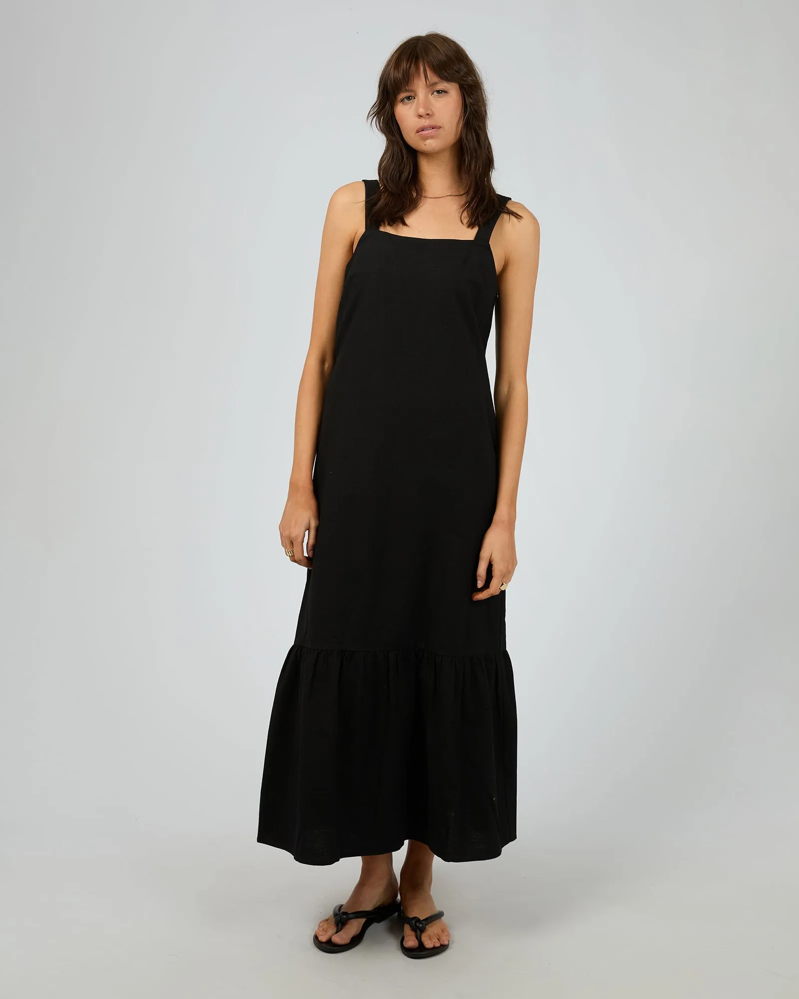 Silent Theory Willa Maxi Dress Black