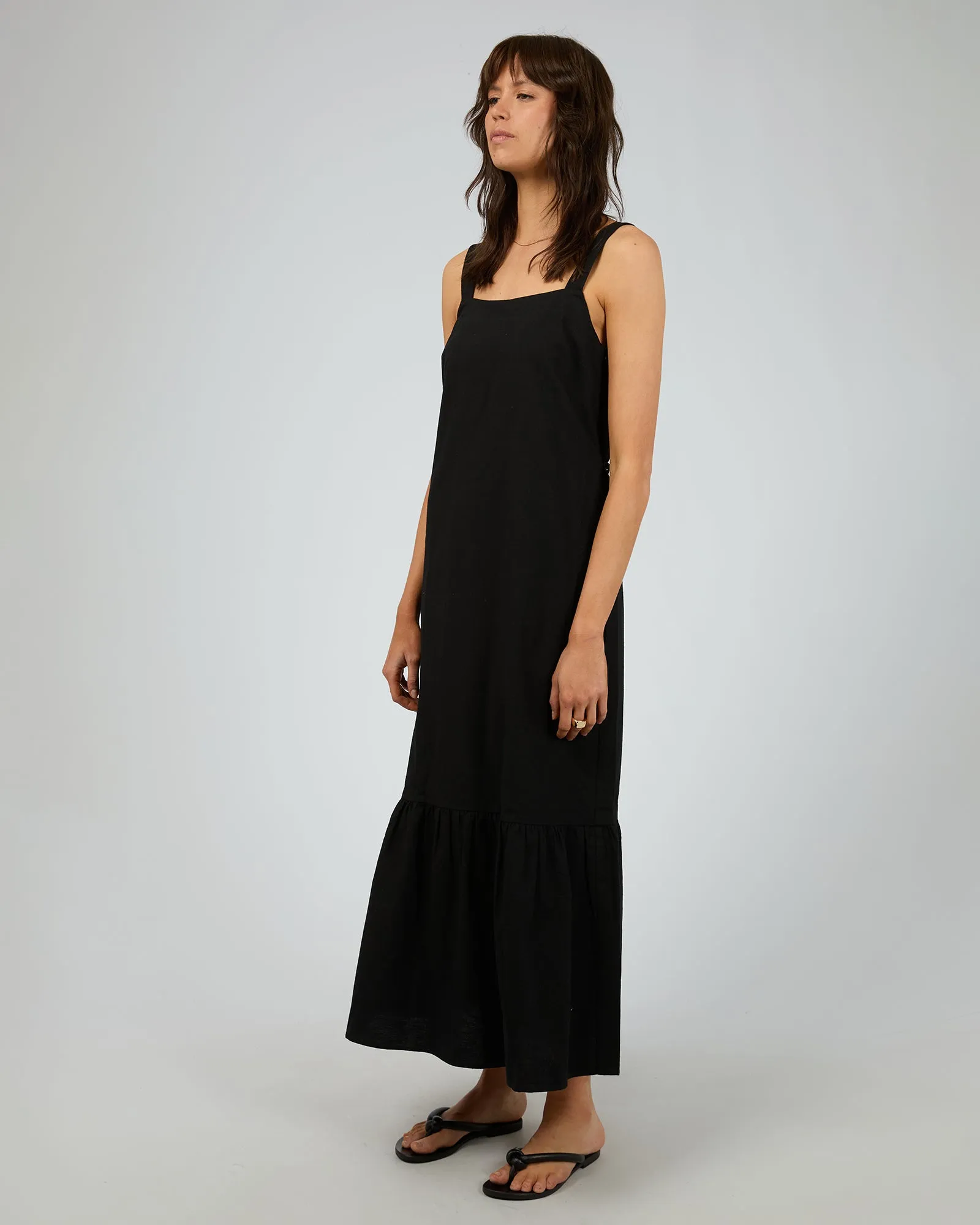 Silent Theory Willa Maxi Dress Black