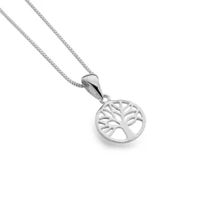Silver Origins Encircled Tree of Life Pendant with Chain