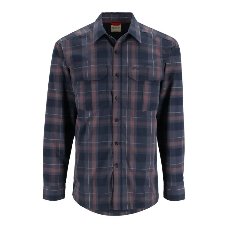 Simms ColdWeather Long Sleeved Shirt - Selvedge Logan Plaid
