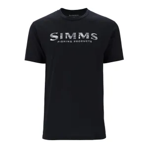 Simms Shroud Fill Logo T-Shirt - Black