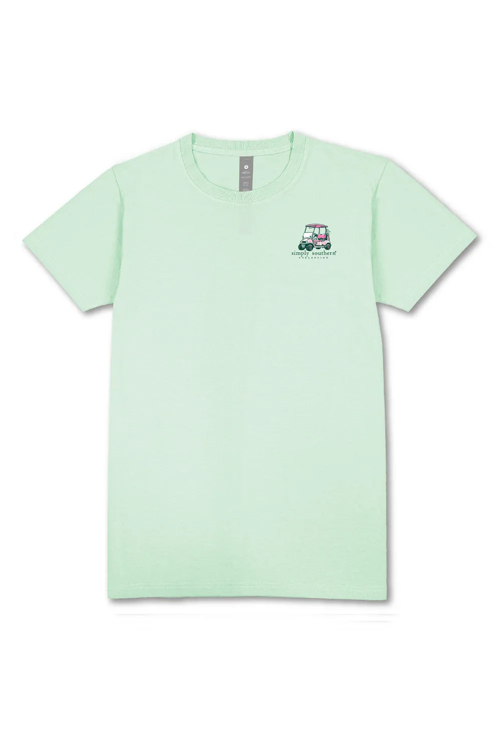 Simply Southern Plus Size Golf Country T-Shirt for Women in Mint | EXT-SS-GOLF-MINT