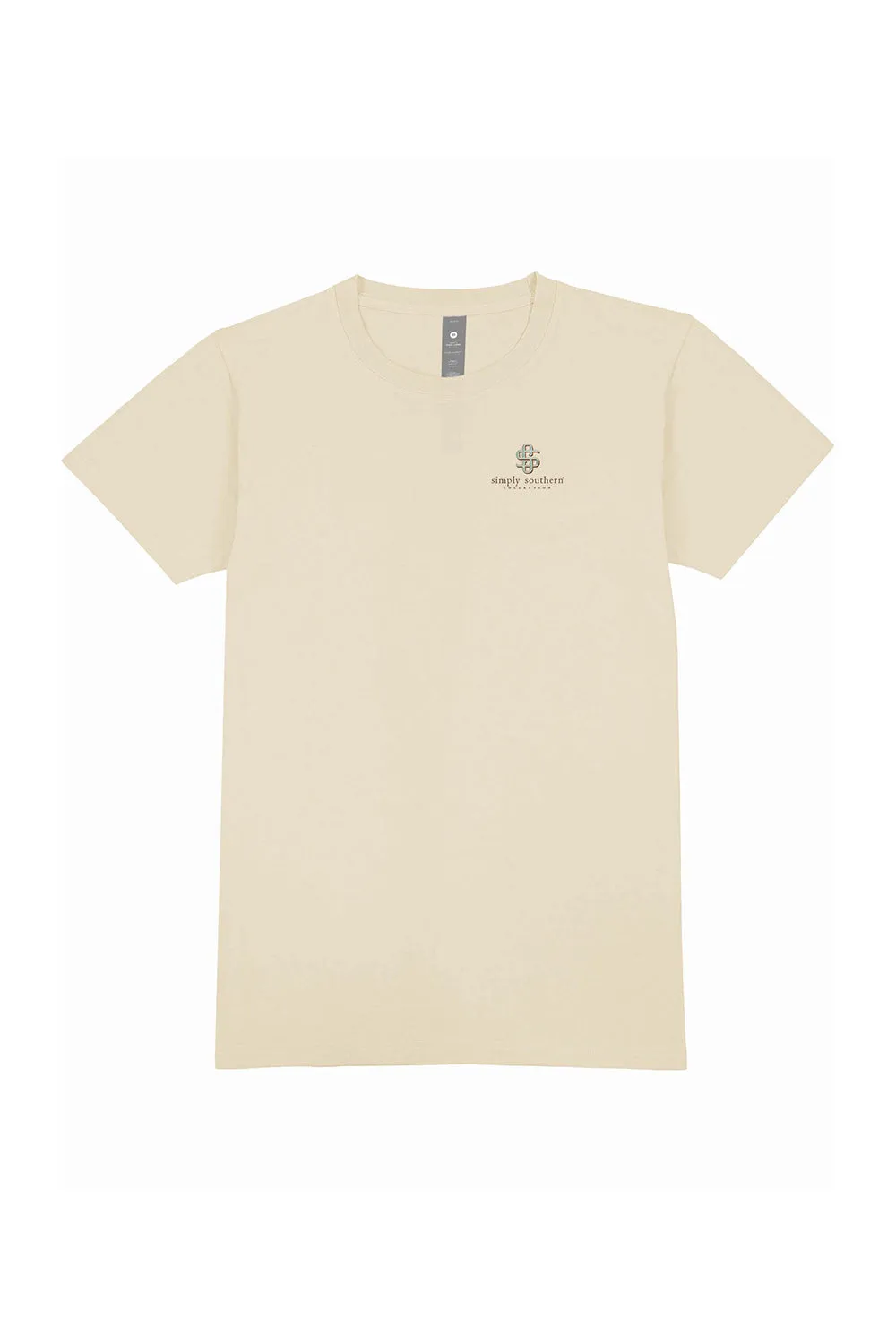 Simply Southern Plus Size Good Energy T-Shirt for Women in Off White | EXT-SS-GOOD-WISP