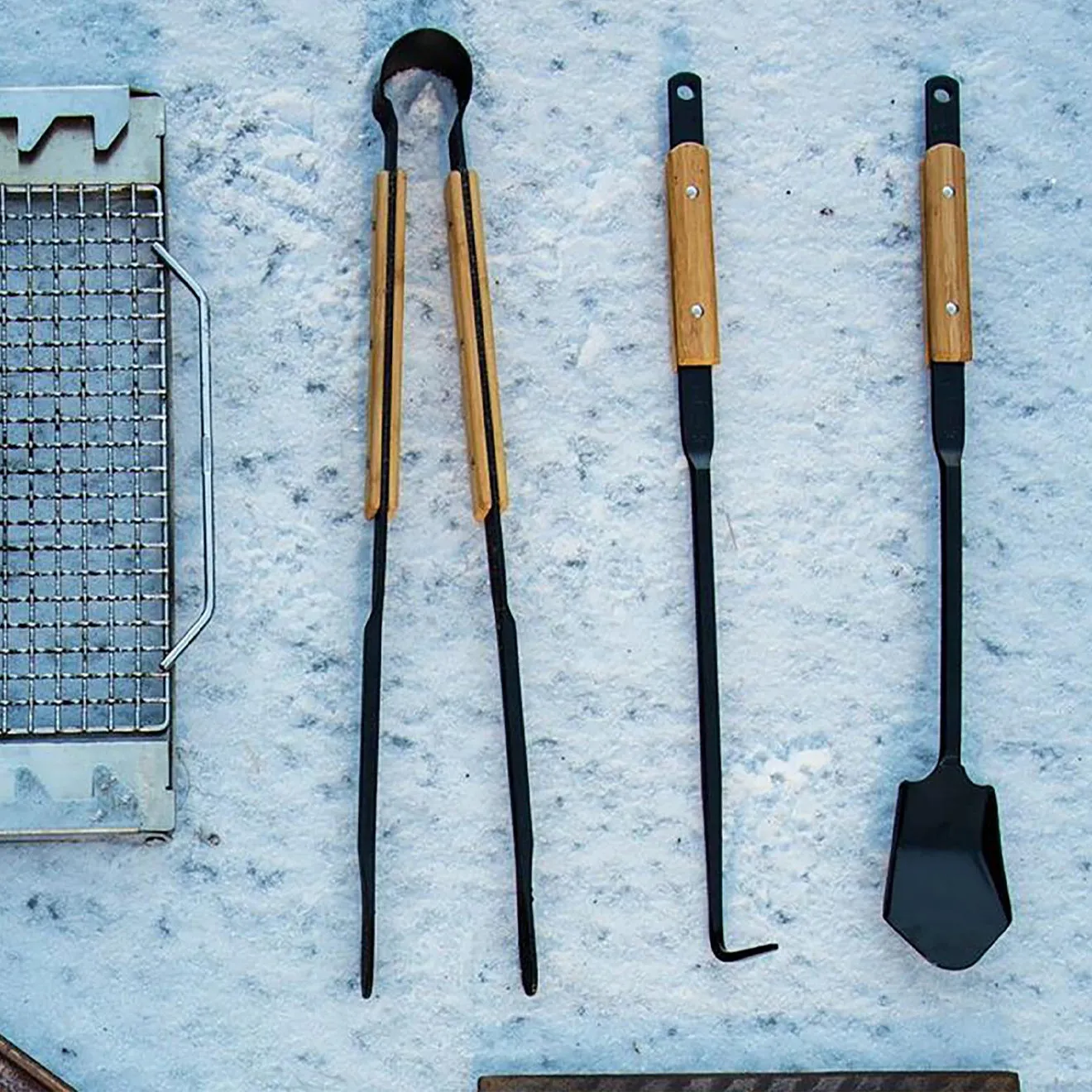 Snow Peak Fire Tool Set Pro.