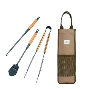 Snow Peak Fire Tool Set Pro.