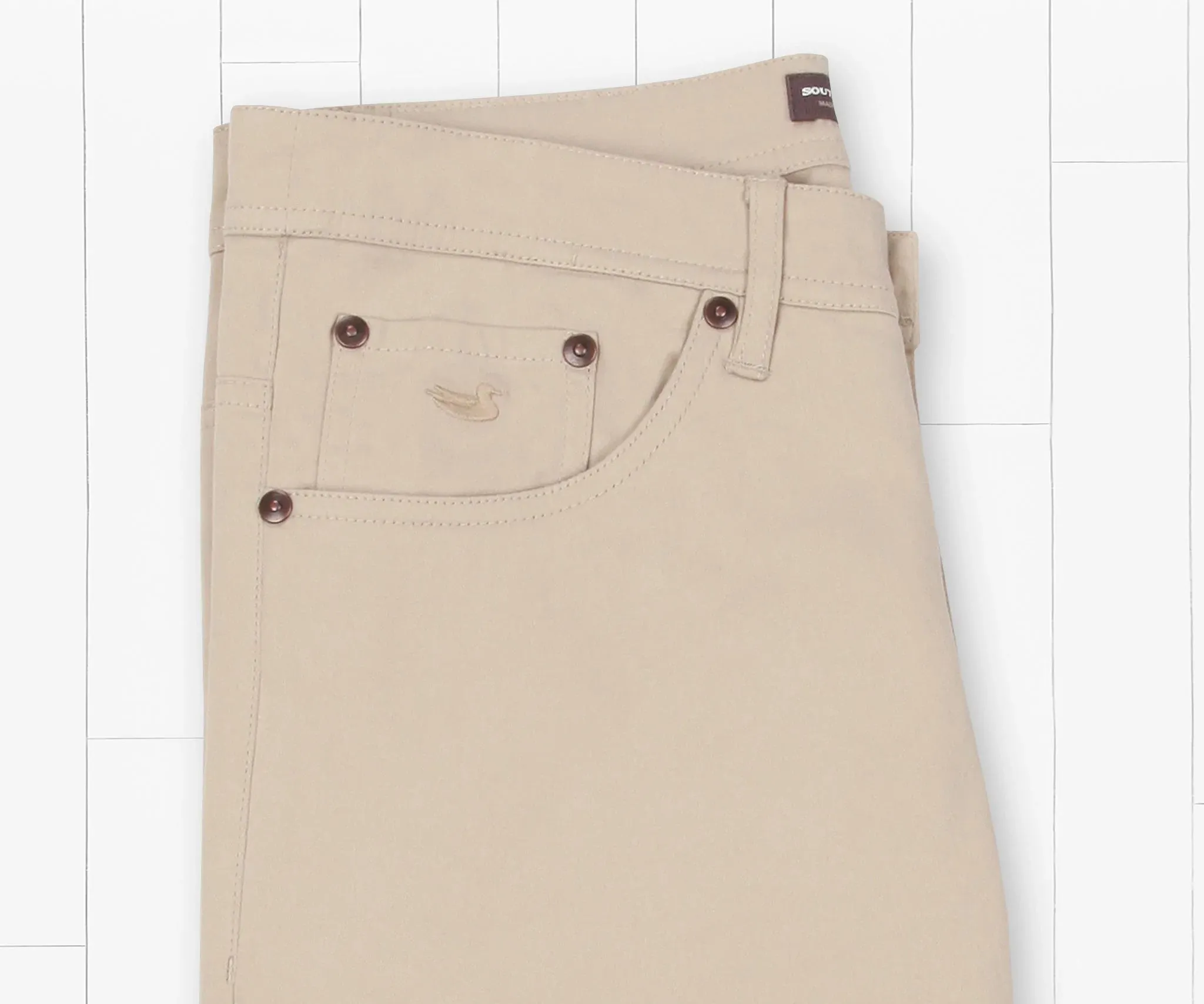 Southern Marsh 21 Brazos Stretch Twill Pant - Audubon Tan