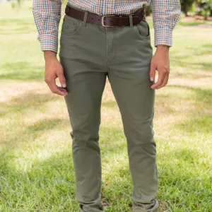 Southern Marsh 21 Brazos Stretch Twill Pant - Dark Green