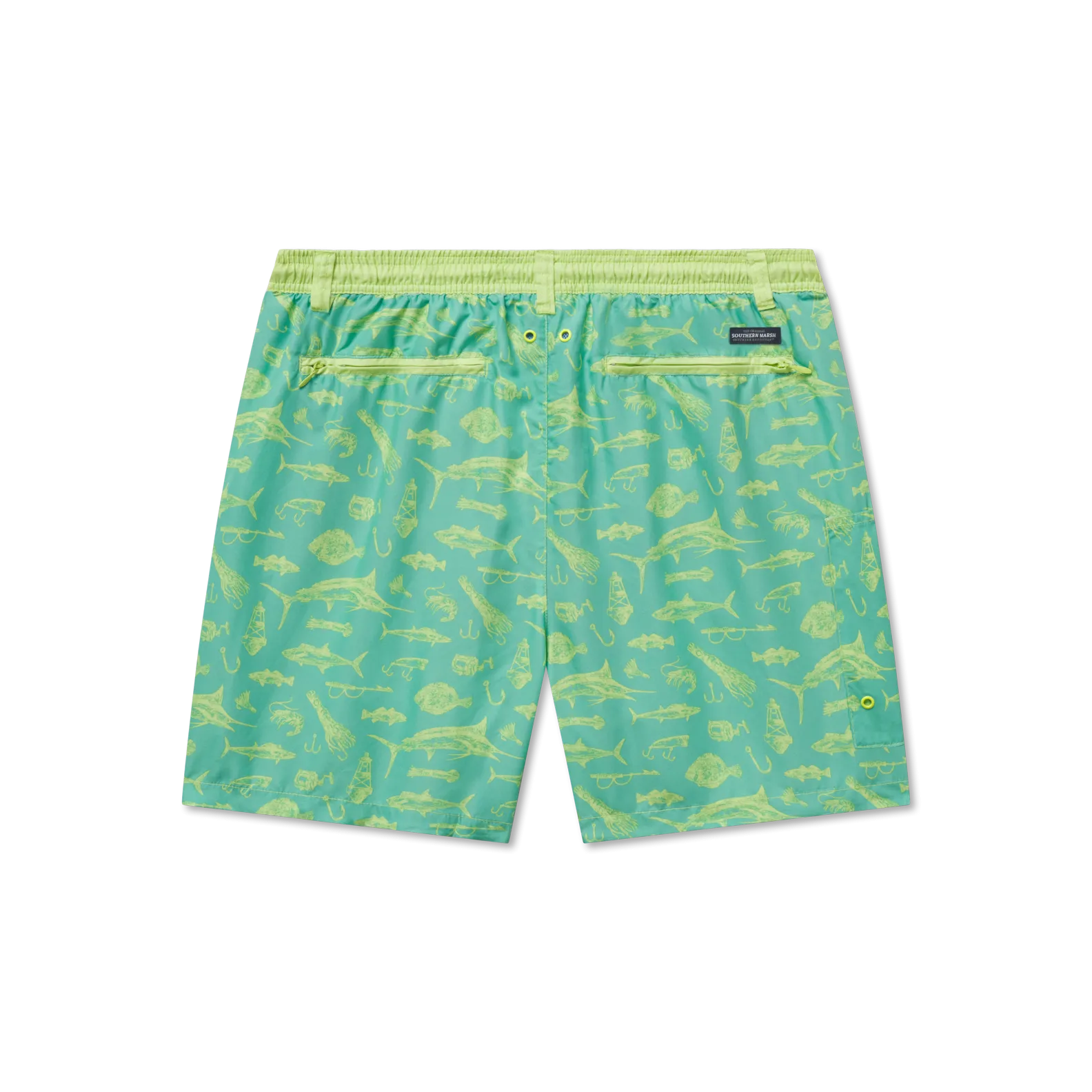 Southern Marsh 21 Dockside Swim Trunk - Offshore
