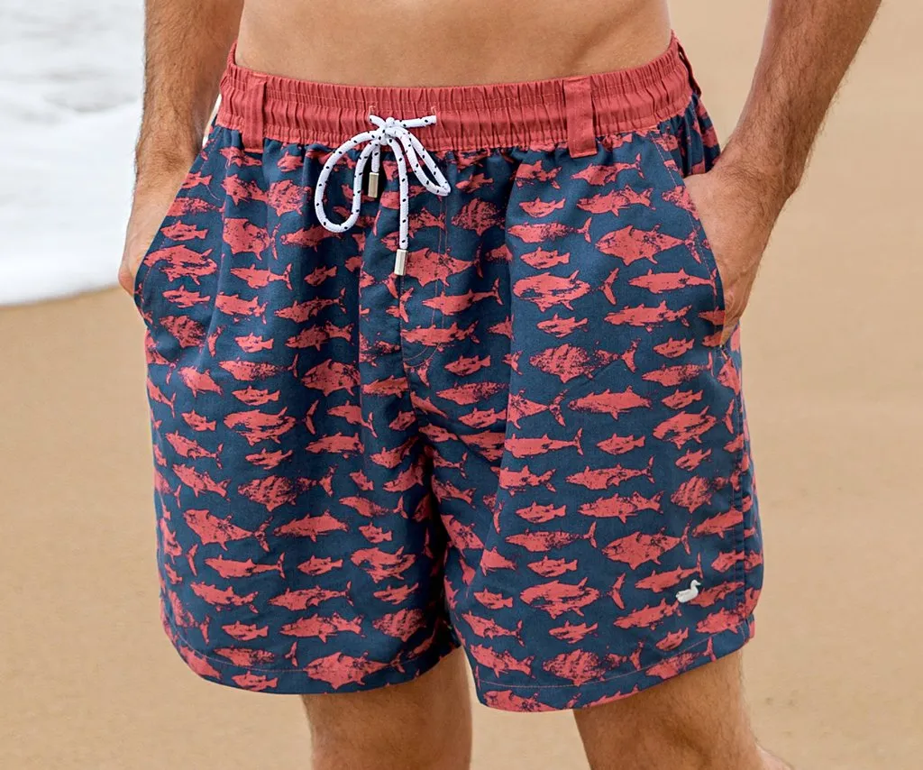 Southern Marsh 21 Dockside Swim Trunk - Old School