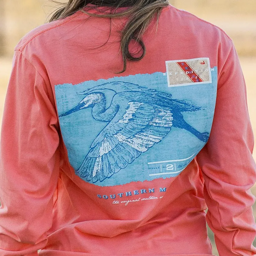 Southern Marsh 21 Expedition Series Tee - Heron - Long Sleeve
