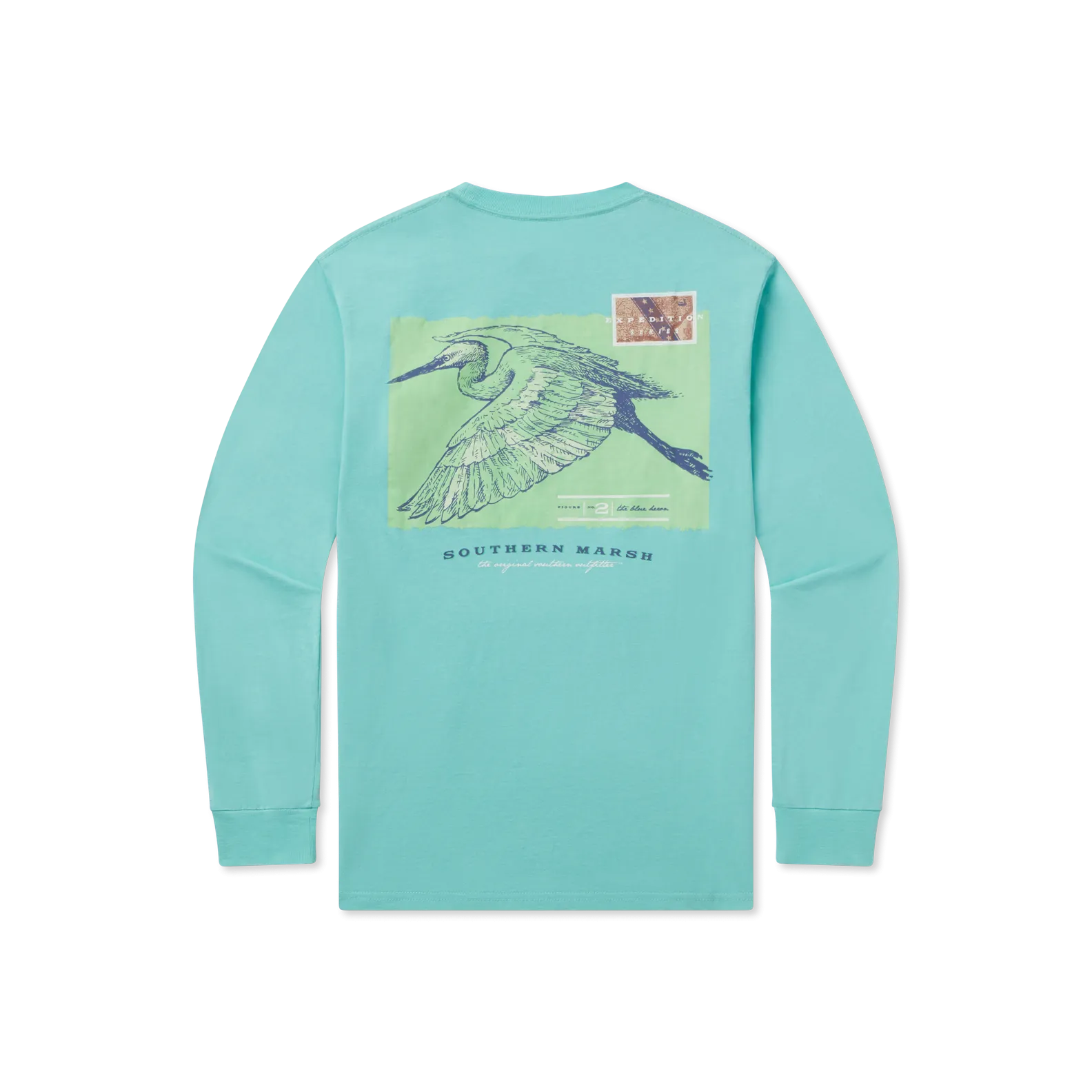 Southern Marsh 21 Expedition Series Tee - Heron - Long Sleeve