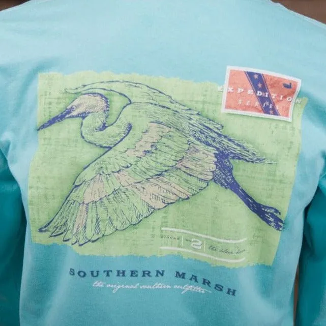 Southern Marsh 21 Expedition Series Tee - Heron - Long Sleeve