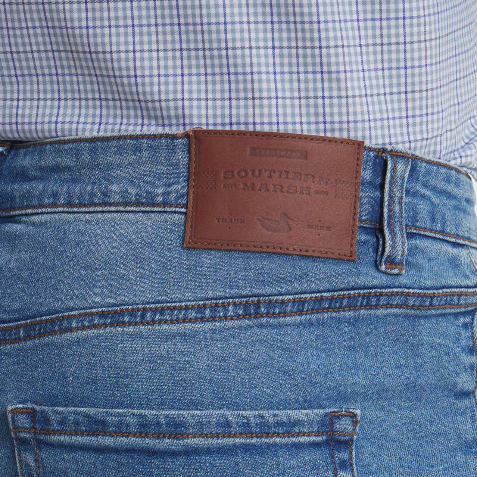 Southern Marsh 21 Greenville Stretch Denim Jean - Light Blue