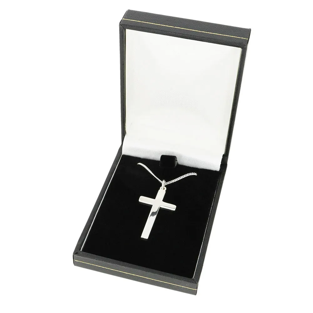 Sterling Silver Cross Pendant and Chain