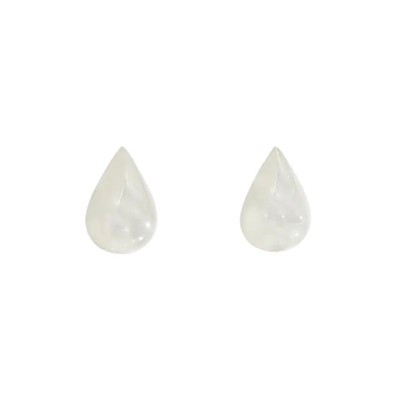 Sterling Silver Teardrop Stud Earrings