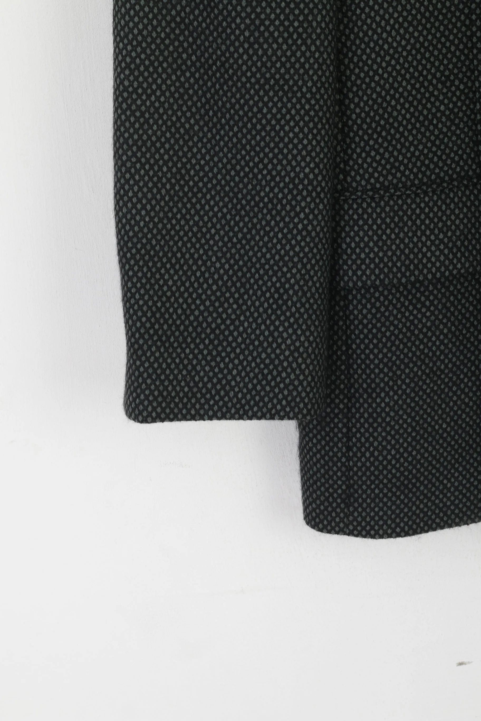 Strellson Emotion Men 40 50 Blazer Green Wool Vintage Single Breasted Jacket
