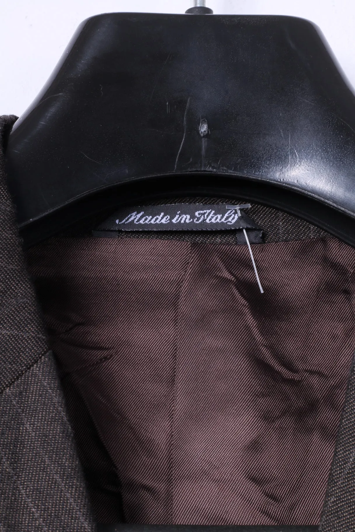 Stuvard - Mooise Angelico Men 40 Blazer Brown Vintage Super 100 Striped Italy Jacket