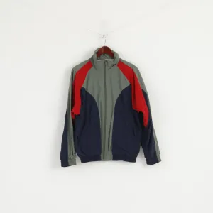 Tactel Men S Jacket Navy Green Nylon Waterproof Retro Full Zipper Sport Top