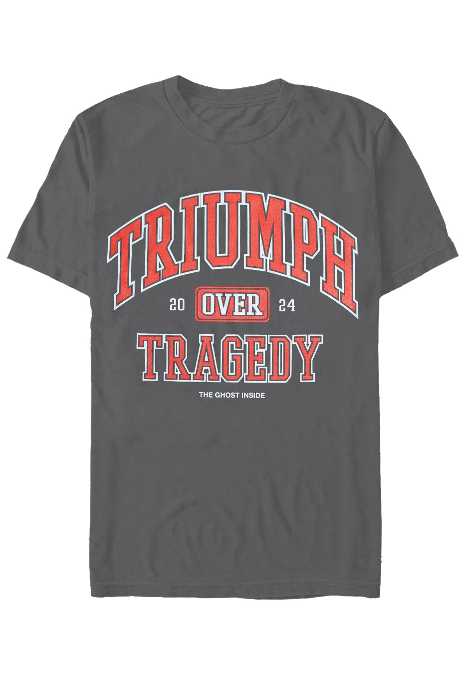 The Ghost Inside - Triumph Varsity Charcoal - T-Shirt