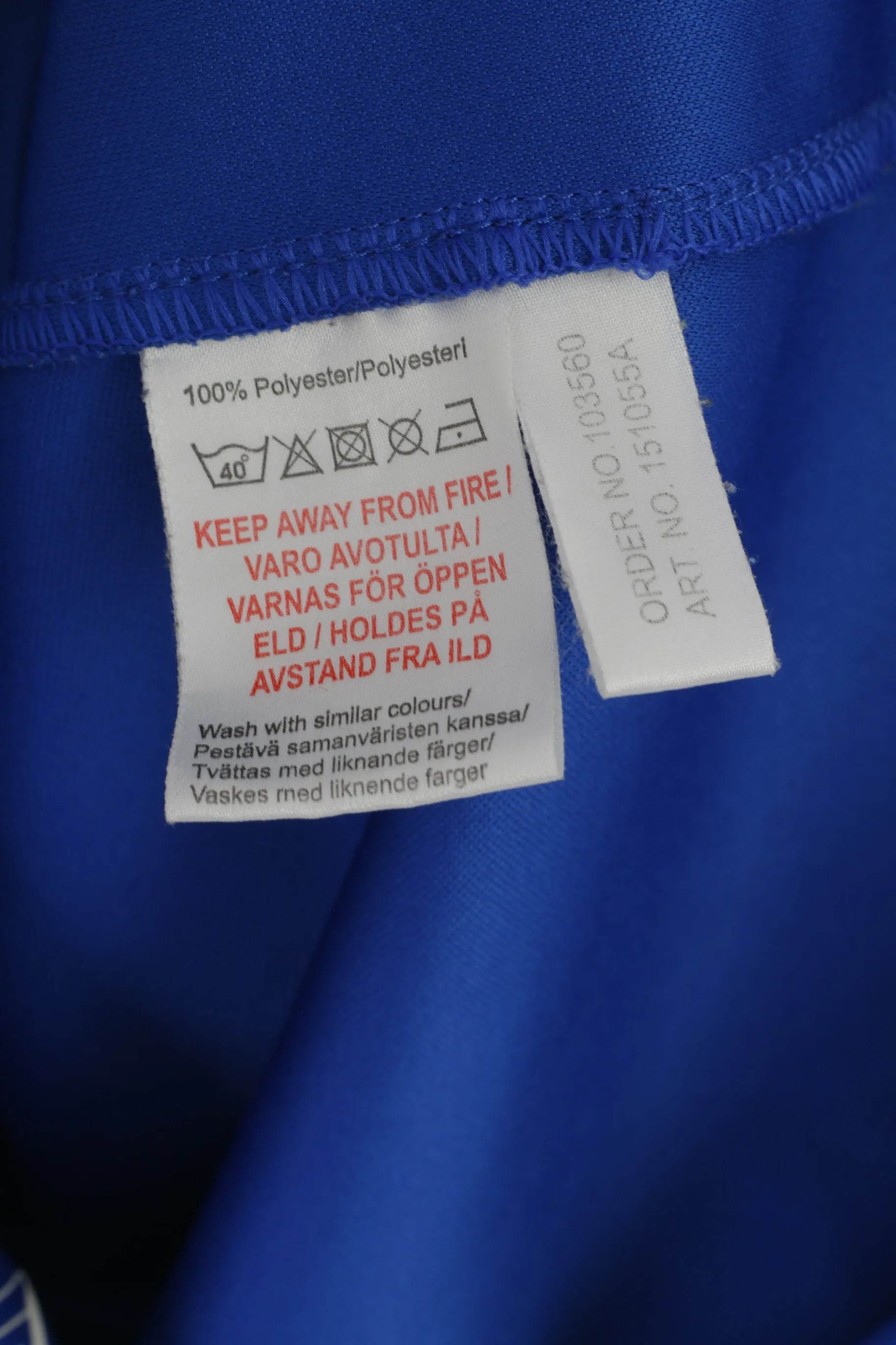Umbro Men XL Shirt Blue Performance Teamwear UX-1 Vapa Tech Zip Neck Top