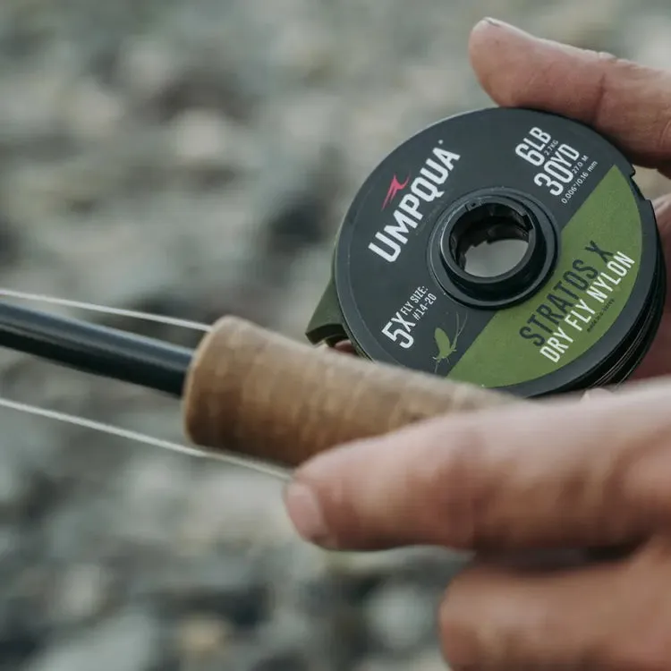 Umpqua Stratos X Dry Fly Grey Camo Tippet - 30yds