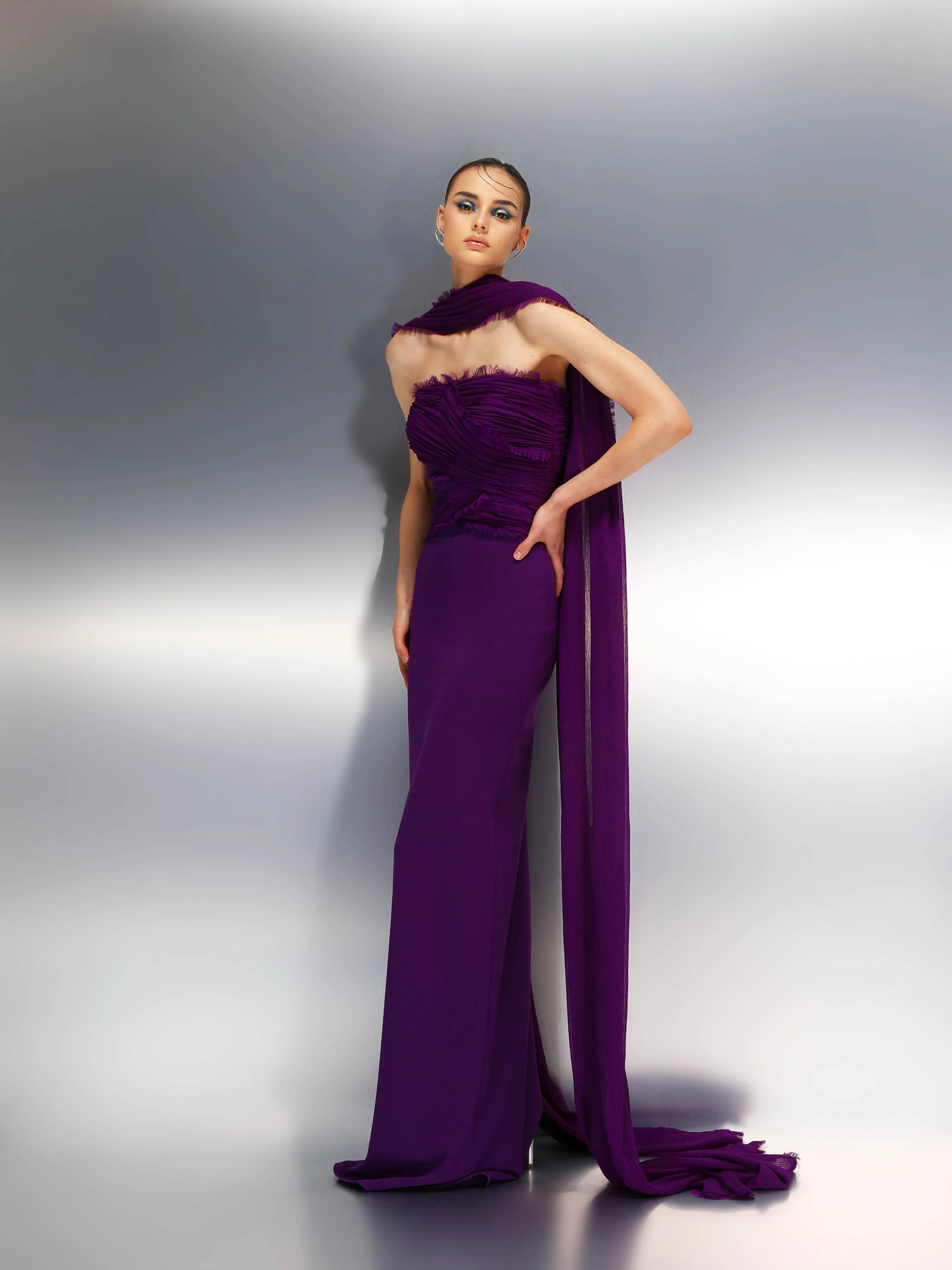 Velvety Couture Women's IDOLE Purple Dress