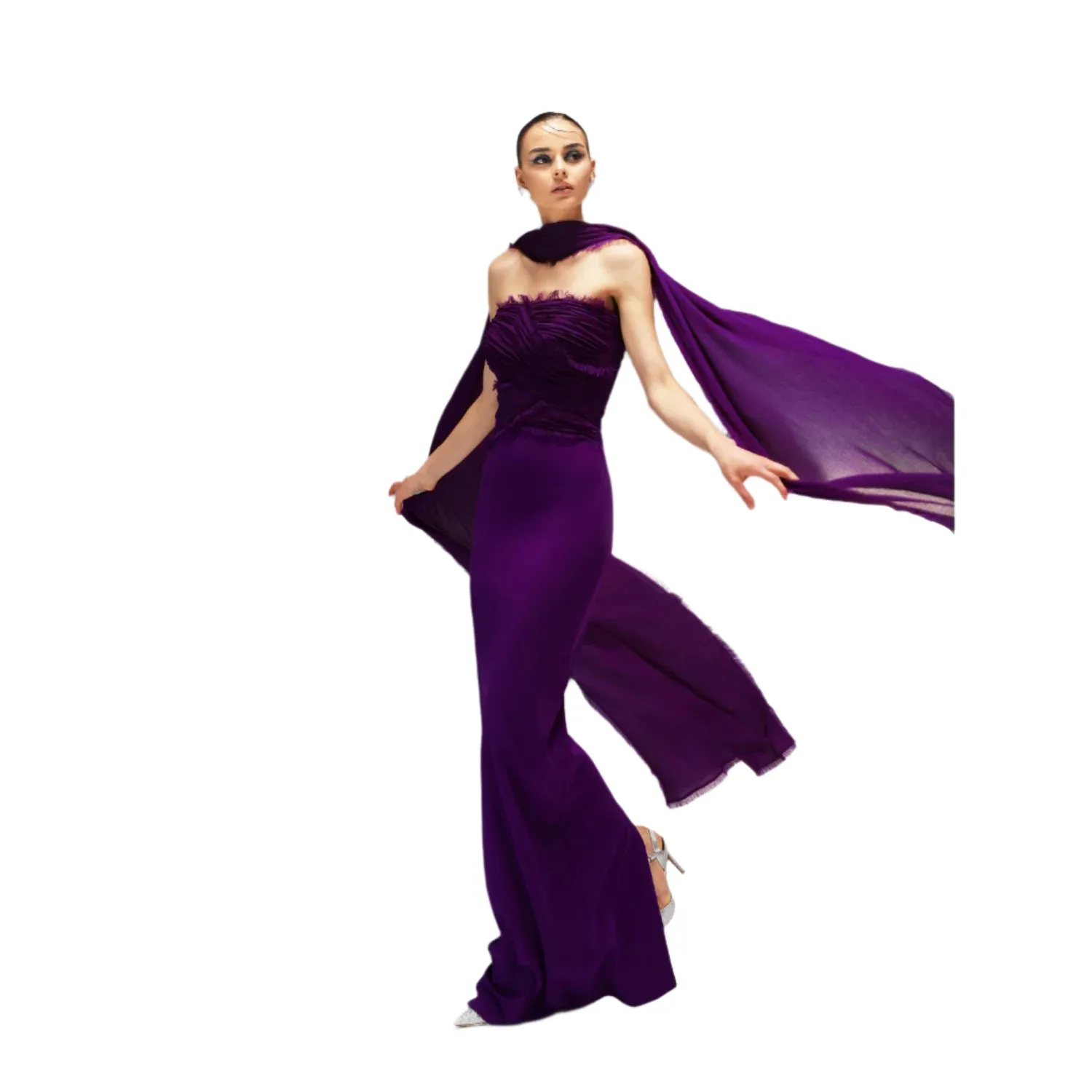 Velvety Couture Women's IDOLE Purple Dress