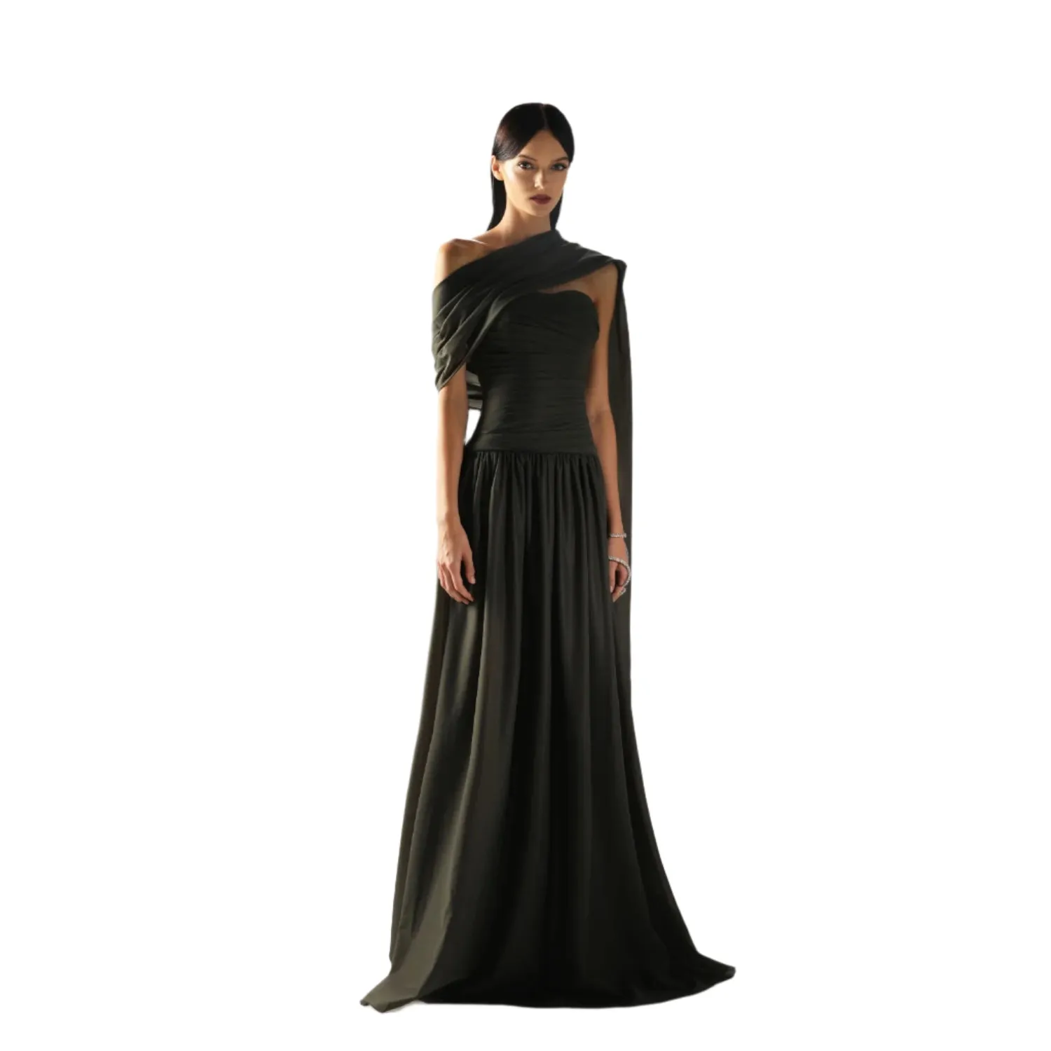 Velvety Couture Women's OULA Dark Forest Dress