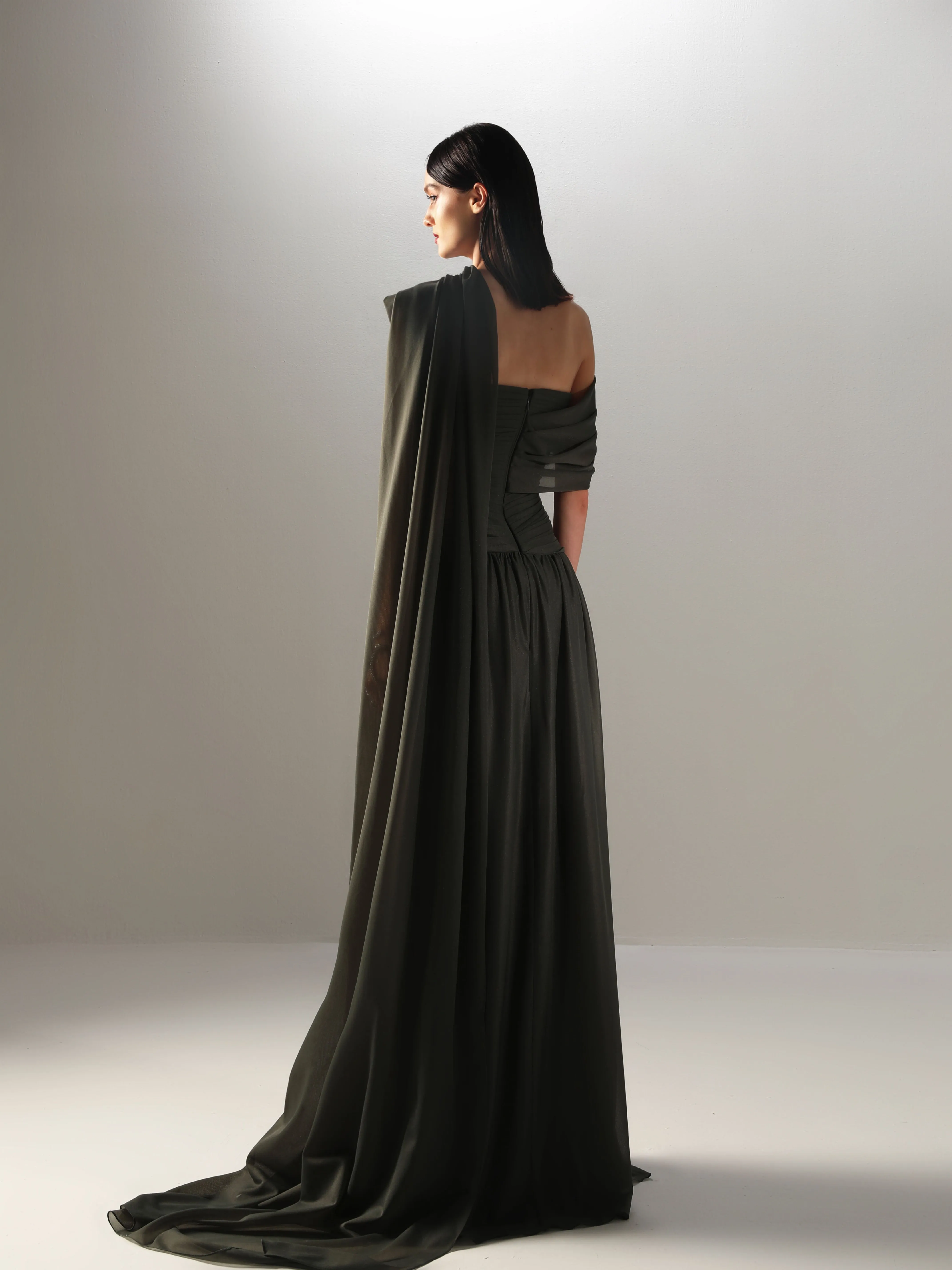 Velvety Couture Women's OULA Dark Forest Dress
