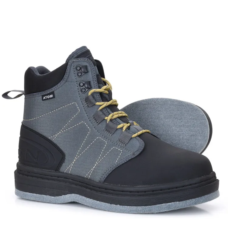 Vision Atom Felt Sole Wading Shoes - Grey