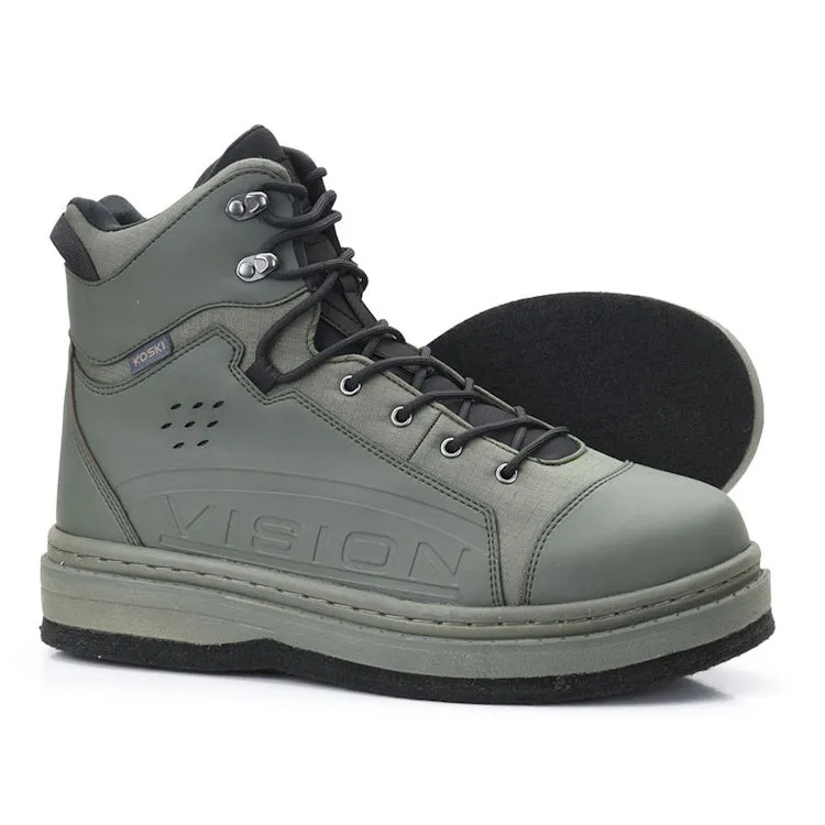 Vision Koski Zip Waders and Felt Green Wading Boots Offer