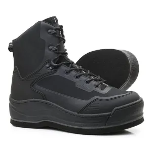 Vision Musta Felt Sole Wading Boots - Black