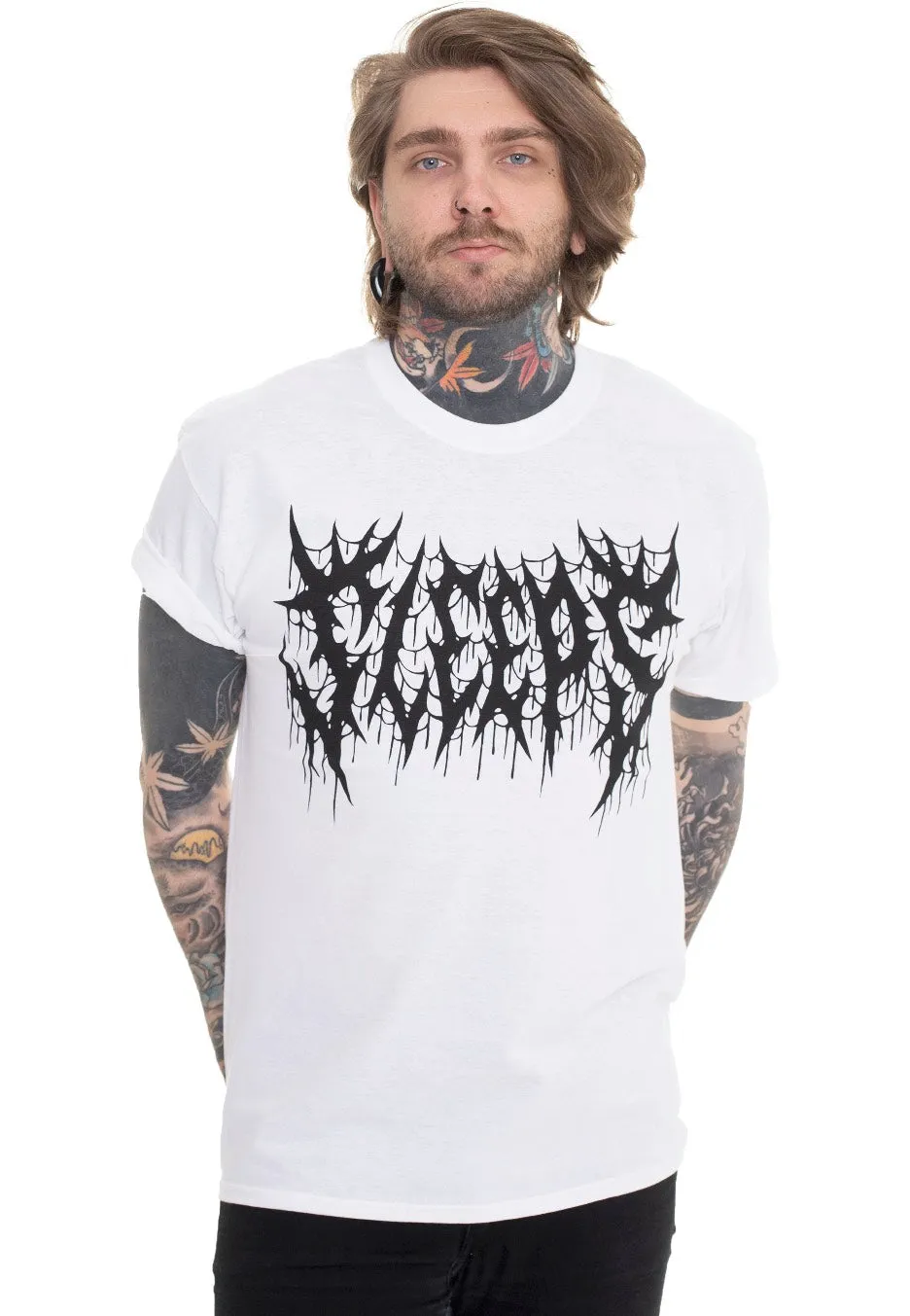 While She Sleeps - Web White - T-Shirt