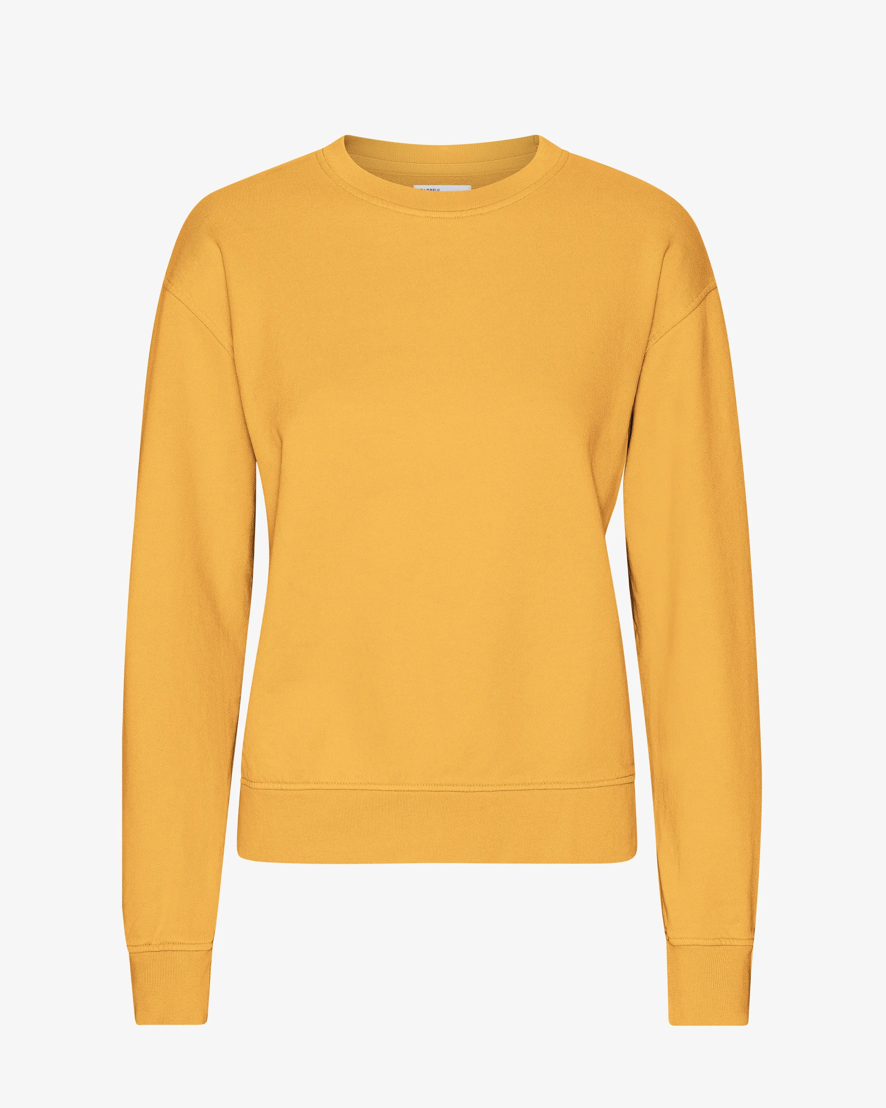 Women Classic Organic Crew - Burned Yellow