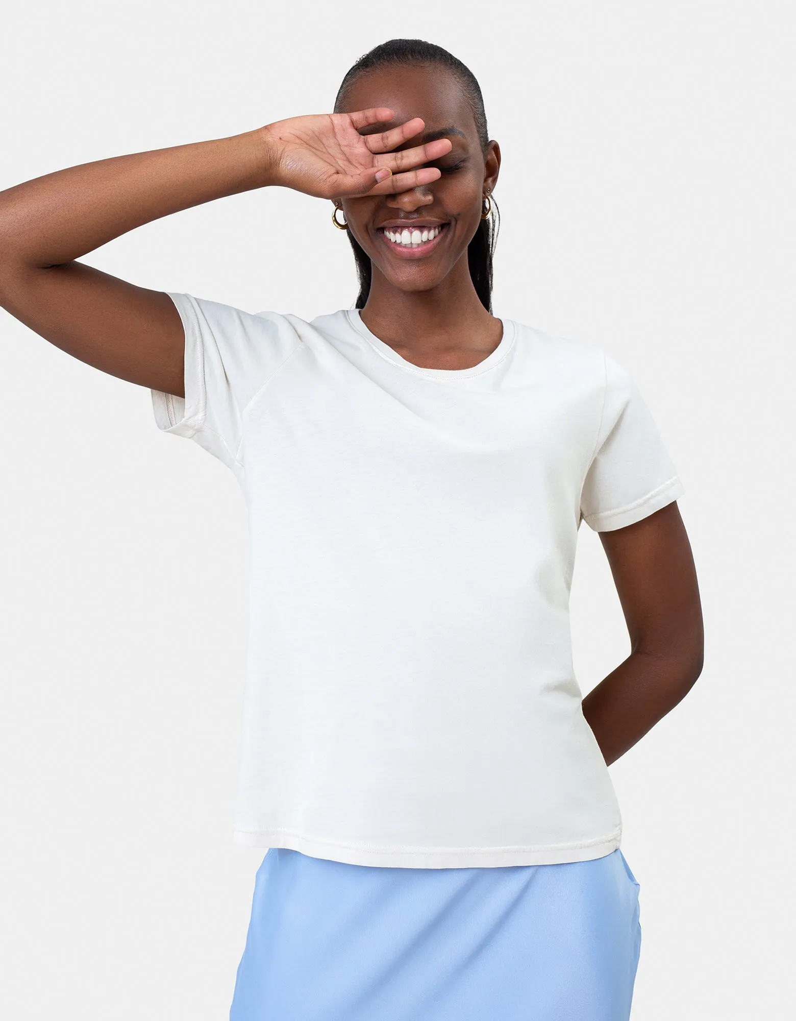 Women Light Organic Tee - Sandstone Orange