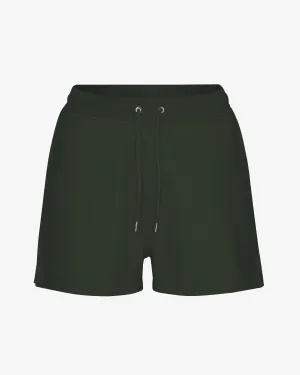 Women Organic Sweatshorts - Hunter Green
