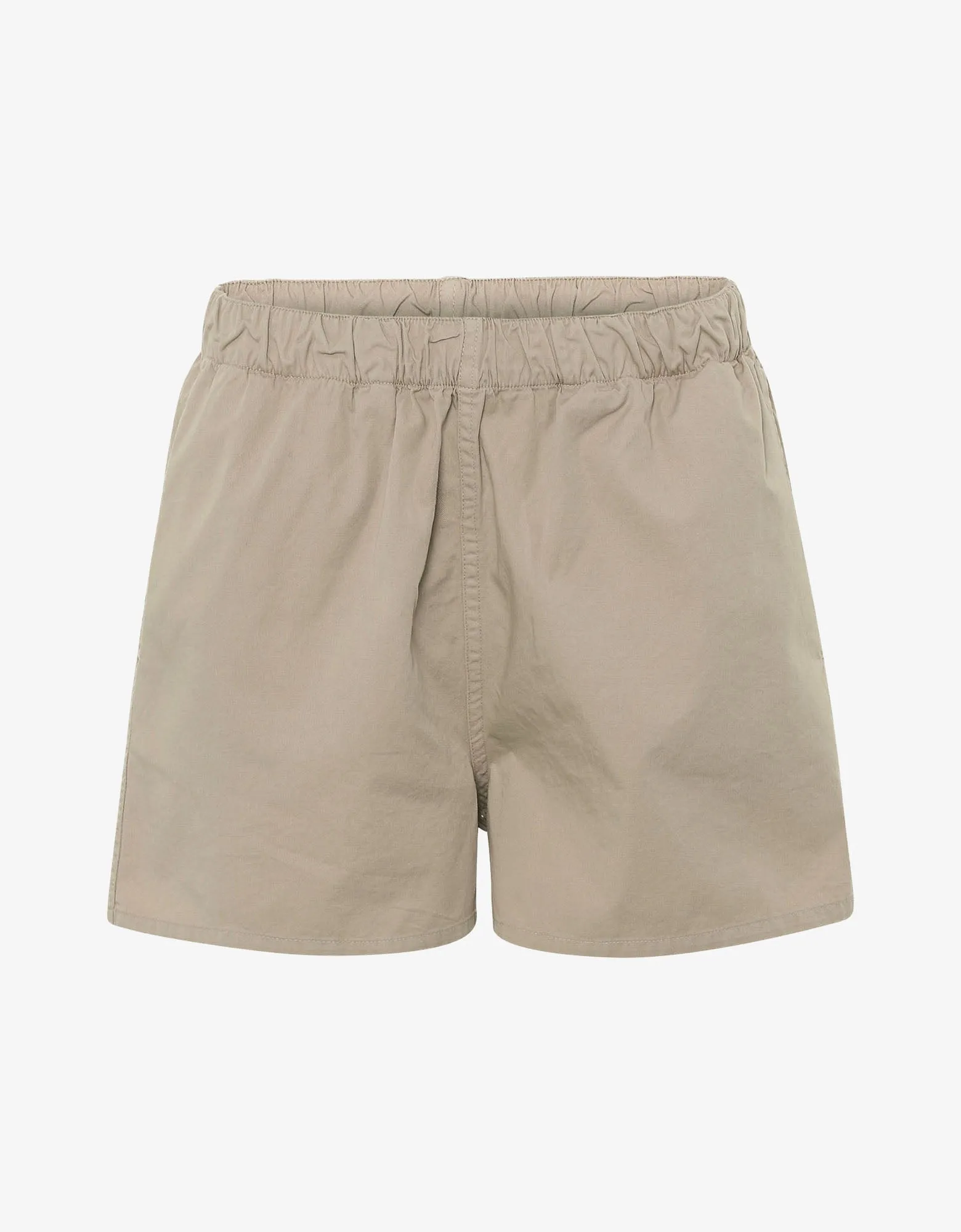 Women Organic Twill Shorts - Oyster Grey