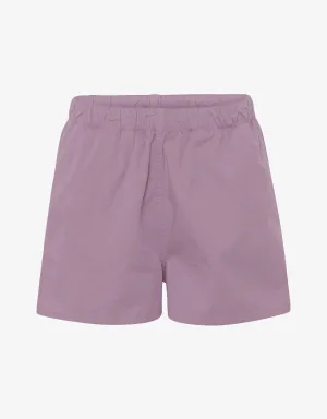 Women Organic Twill Shorts - Pearly Purple