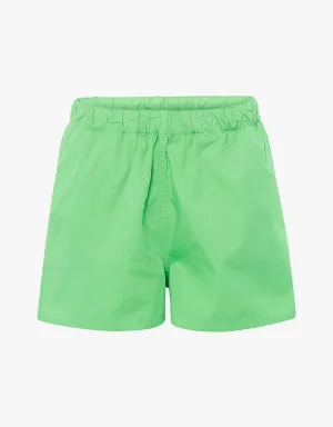 Women Organic Twill Shorts - Spring Green