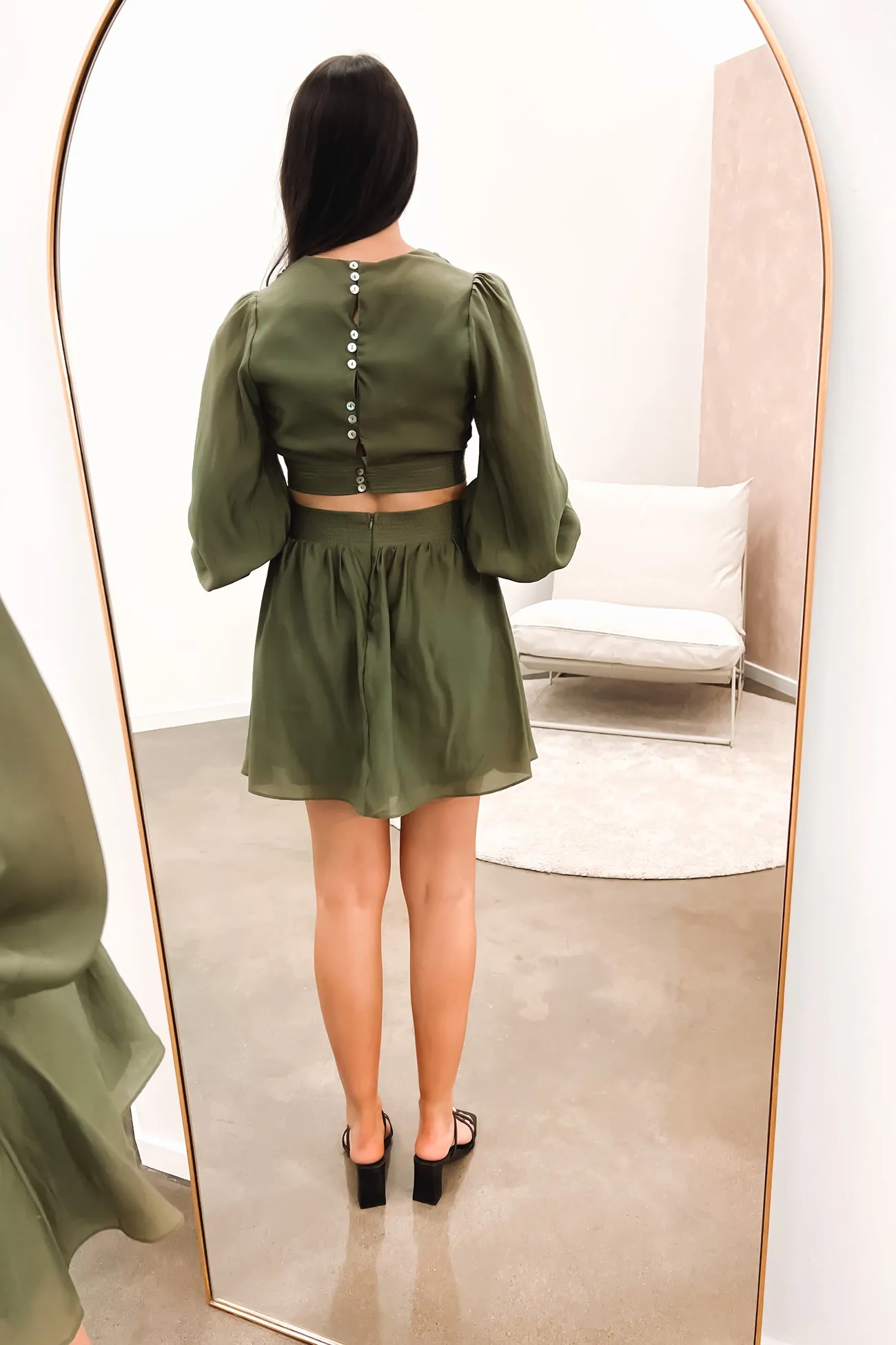 Worthington Mini Dress Olive