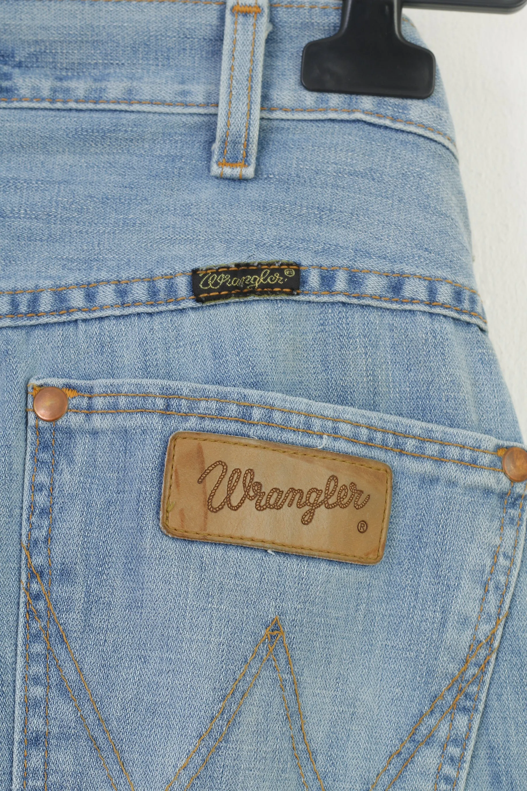 Wrangler Men 31 Trousers Denim Blue Jeans Cotton Vintage Pants