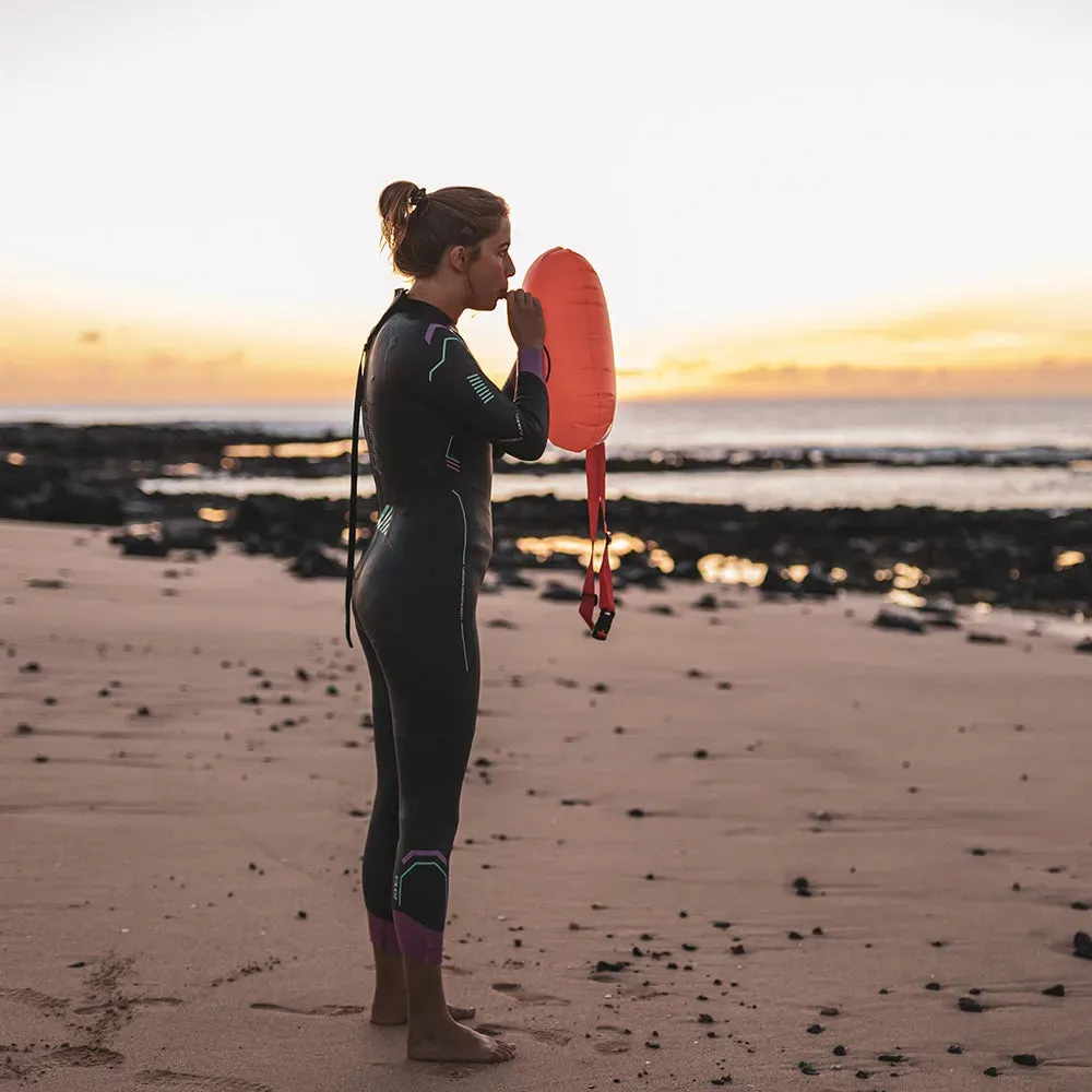 Zone 3 Agile Women's Wetsuit (Black/Pink/Turquoise)